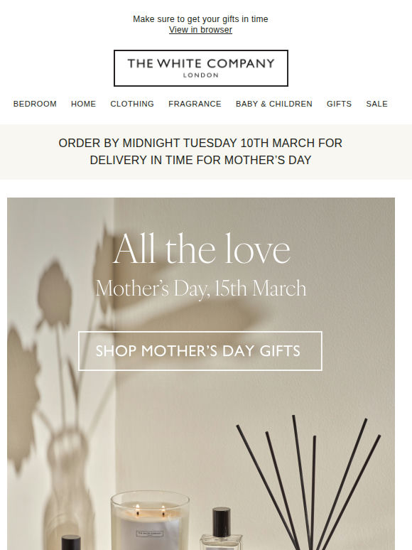 Last days! Mother’s Day delivery ends Tuesday