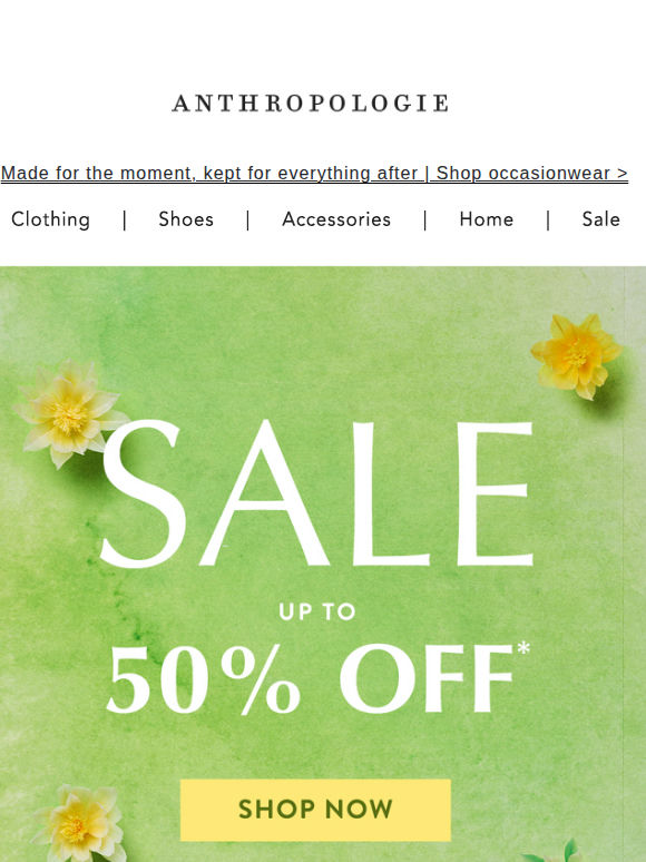 Over 100 dresses from £50. Yes, really.