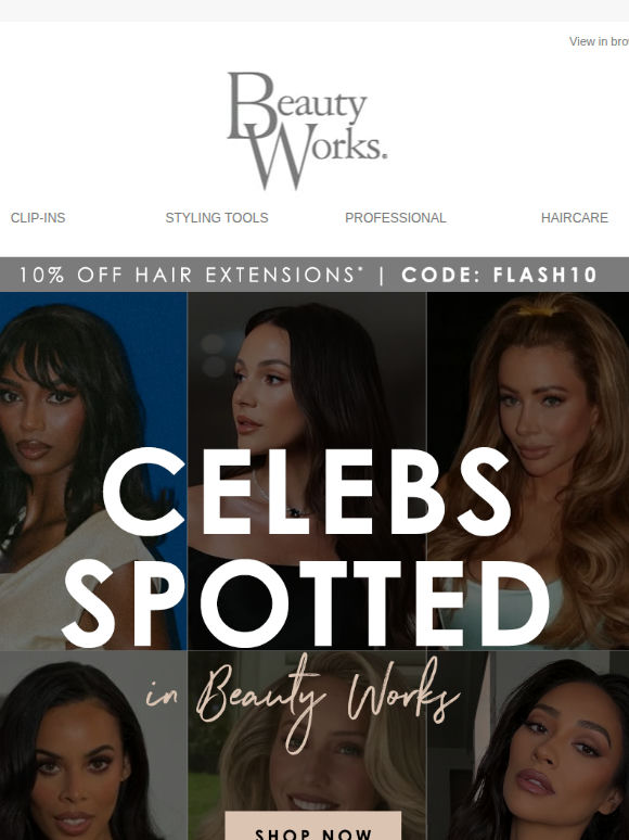 Celebrity approved hair extensions ✓