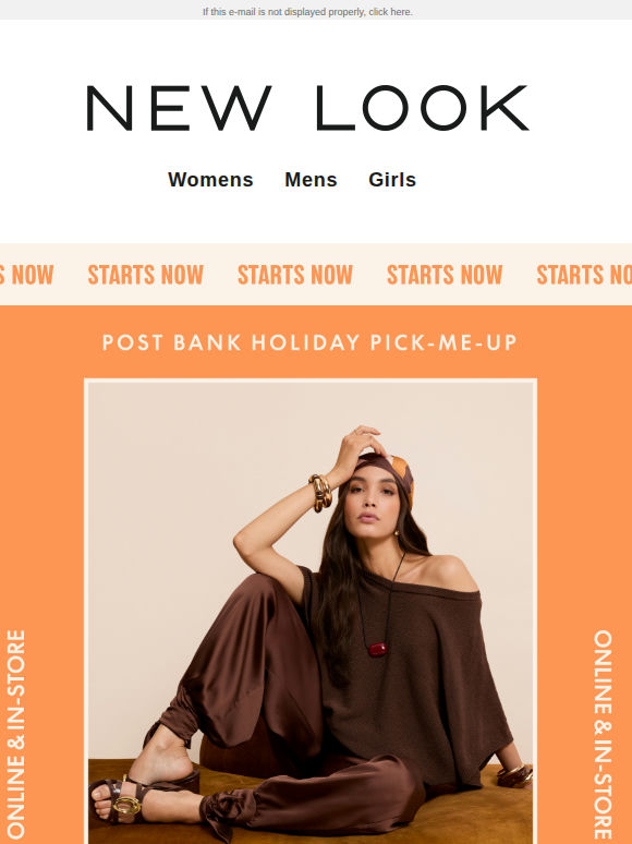 Starts NOW: 20% off EVERYTHING