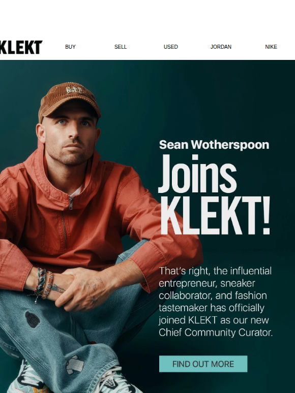 Sean Wotherspoon joins KLEKT