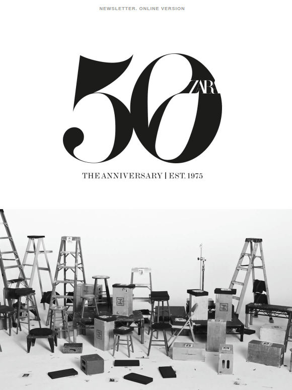 ZARA 50TH ANNIVERSARY