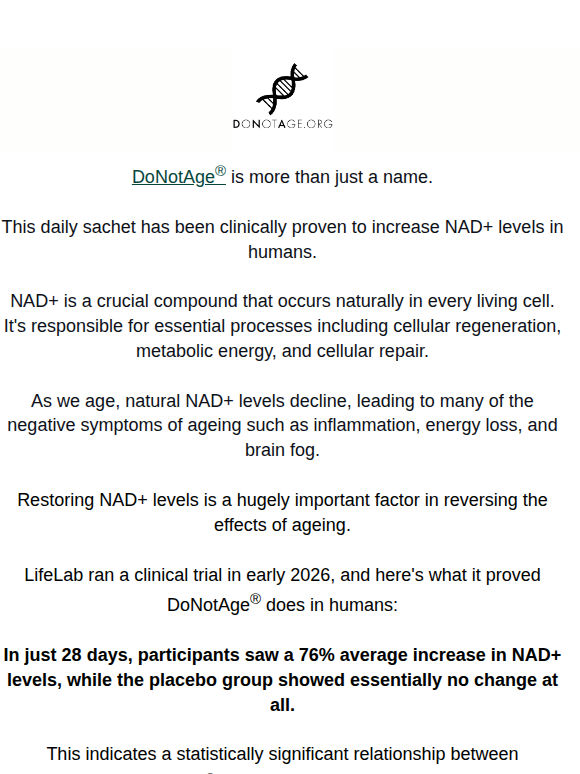 New Trial Shows How To Boost NAD+