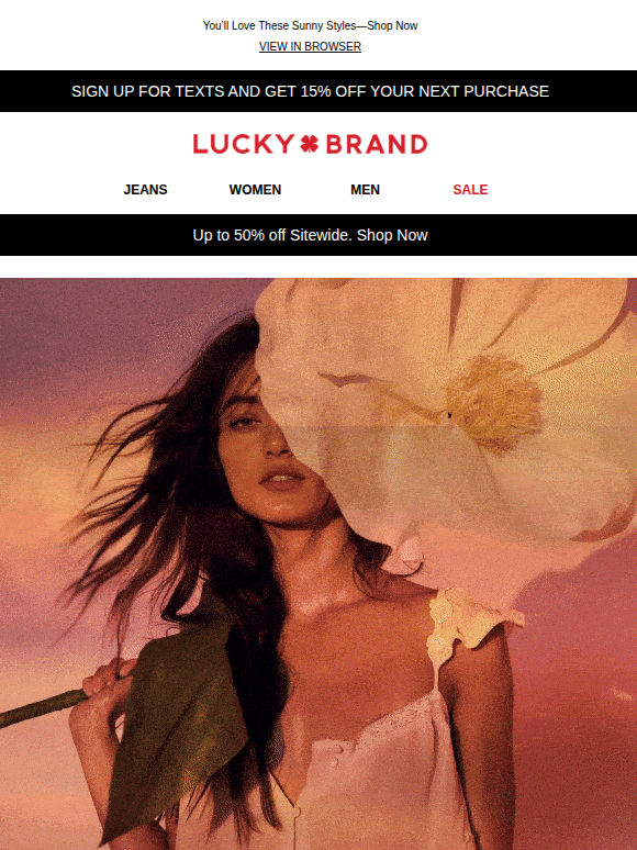 JUST IN! Summer New Arrivals + Up To 50% Off