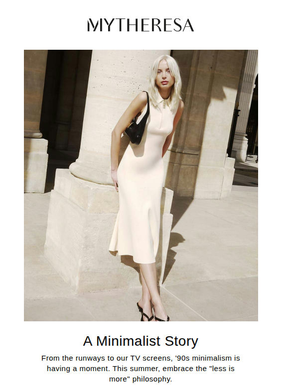 '90s minimalism for summer in the city