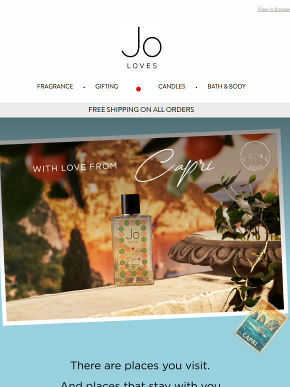 NEW: With Love from Capri