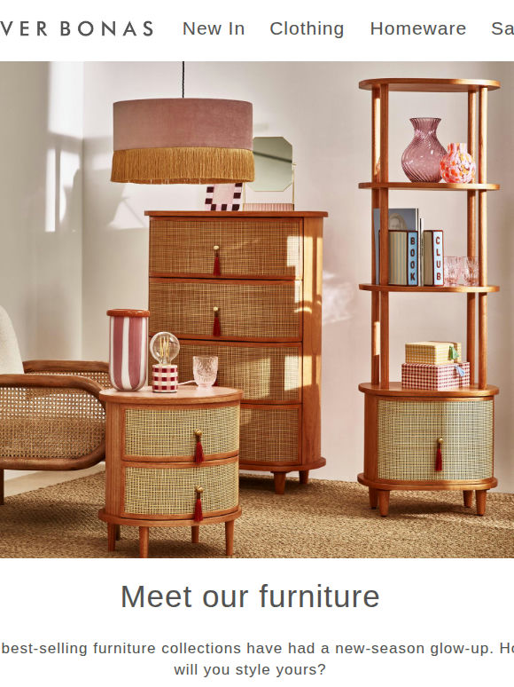 Meet our latest furniture collections…