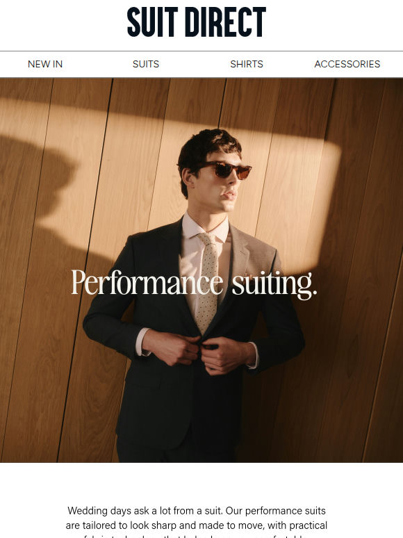 Your guide to our performance suiting