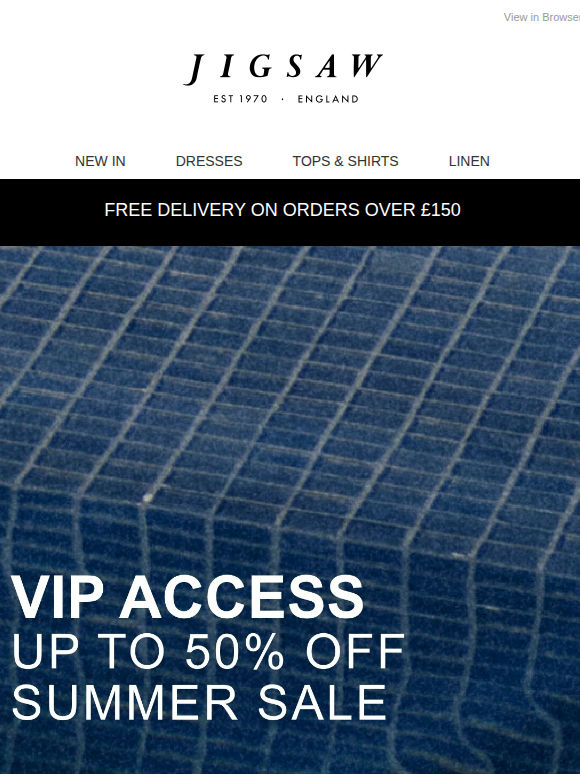 You're In: 50% Off VIP Access Starts Now