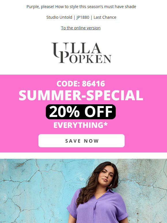 ⏰ Today Only: 20% off