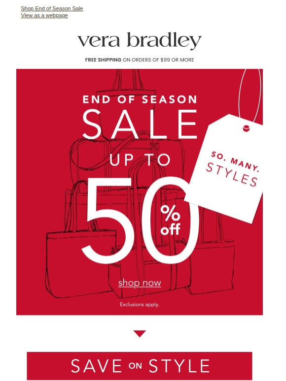 Don't miss our End of Season Sale!