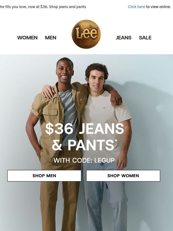 $36 jeans and pants
