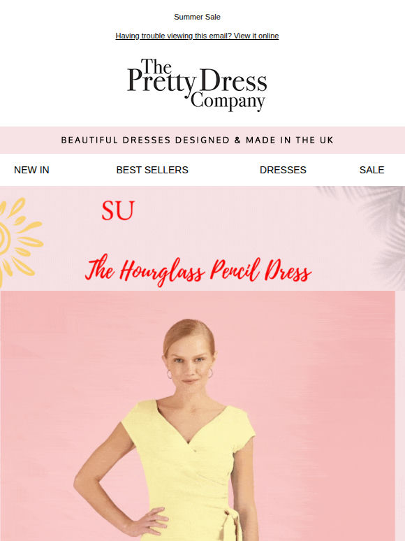 Summer Sale – New Lines added – The Hourglass Pencil Dress