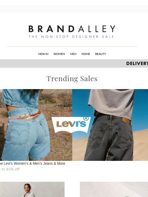 Up to 65% off Levi's, Soletrader, Birkenstock, T.H. Baker and more