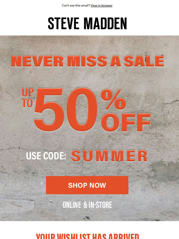 Up To 50% Off Faves For Everyone