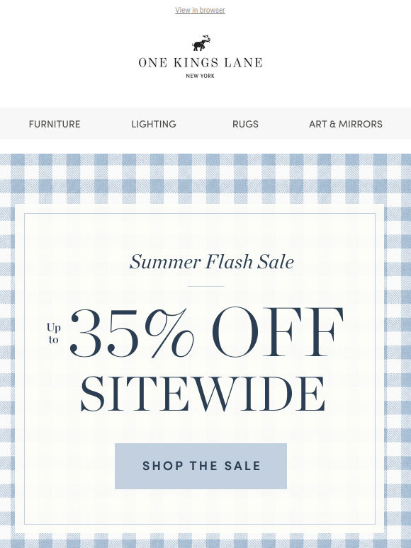 Summer Flash Sale ⛱️ Up to 35% off Sitewide Starts NOW!