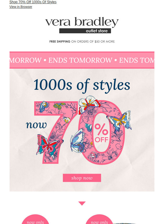 70% off ends tomorrow 😱