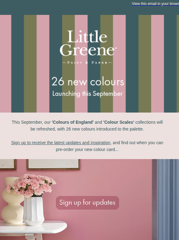 26 new colours, coming soon