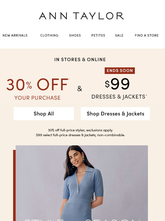 Your Next Purchase Is 30% Off
