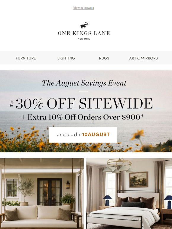 Find Your Perfect Piece — Up to 30% Off Furniture for Every Space
