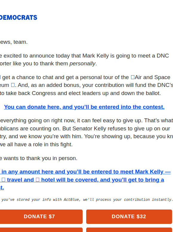 🚀 Your chance to meet Mark Kelly