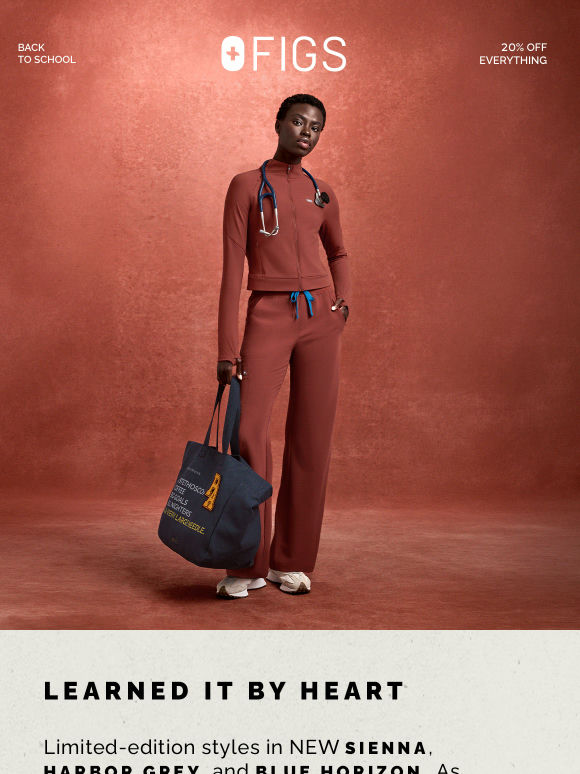 20% OFF Limited-Edition Styles in NEW Back-to-School Colors
