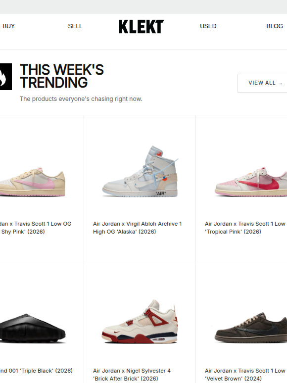 This week's hottest sneakers 🔥