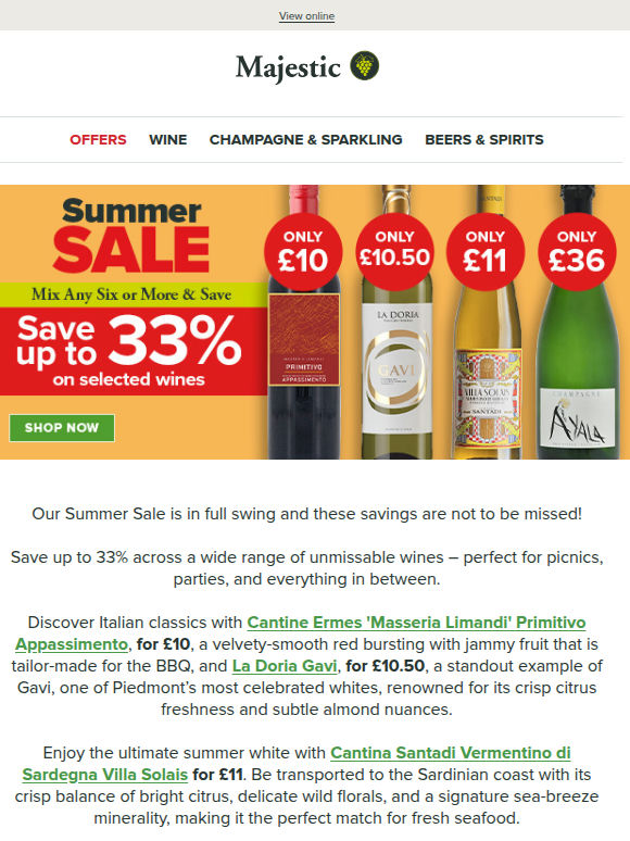 Summer Sale: Save up to 33%