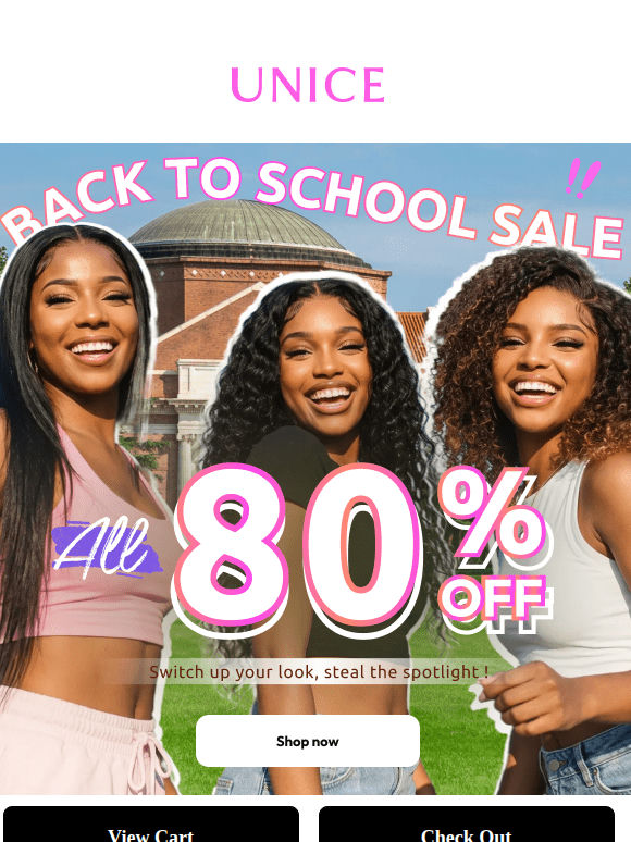 80% off Everything Ends At Midnight.