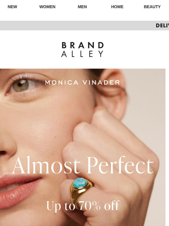 Up to 70% off | Monica Vinader, Global Knives, Levi's & more
