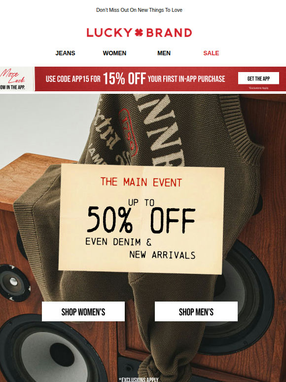 Clock’s Ticking! Up To 50% Off, Even New Arrivals