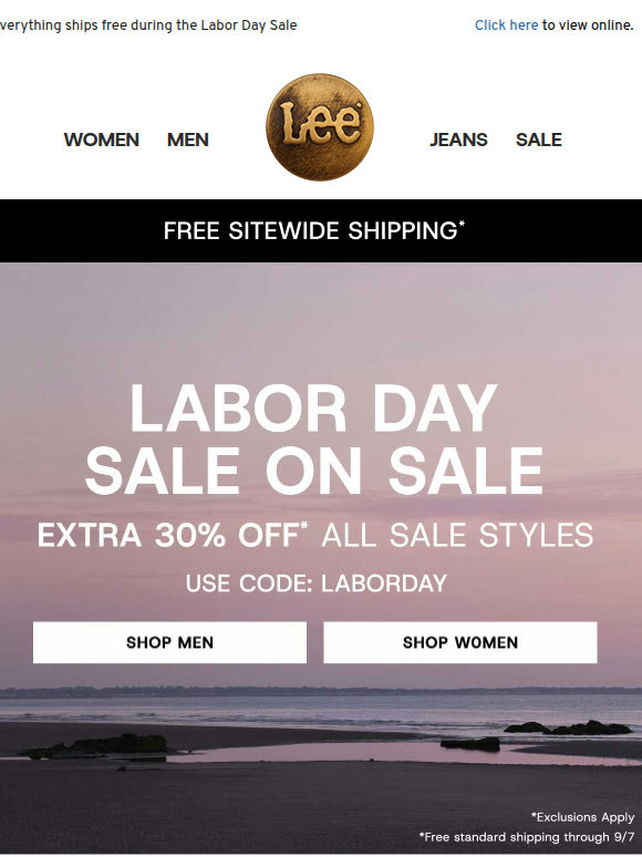 New Arrivals + Extra 30% Off Sale