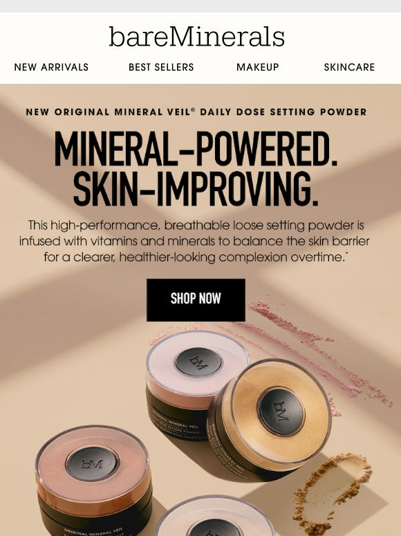 New ORIGINAL Mineral Veil® Daily Dose Setting Powder