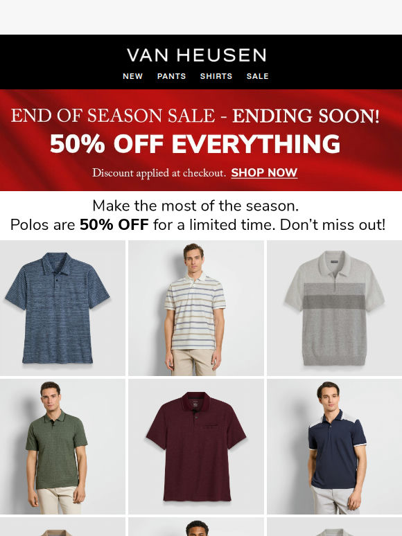 ENDS SOON 🚨 50% Off EVERYTHING