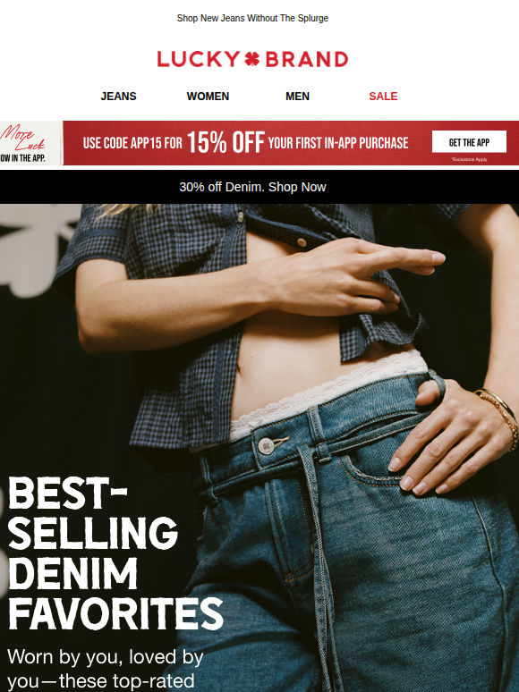 👖 Meet Our Best-Selling Denim (+ They’re 30% Off)