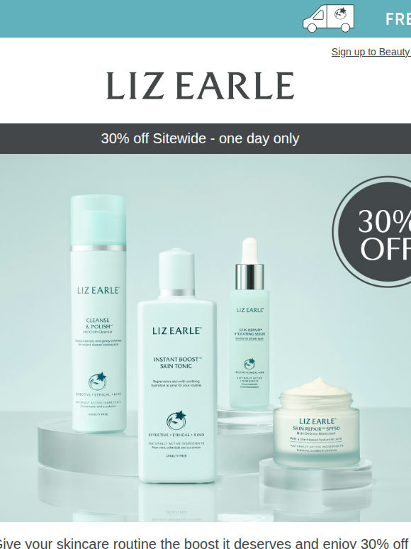 One Day Only: 30% OFF 🔥
