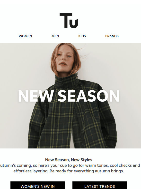 Autumn's coming… Check out our new season styles!