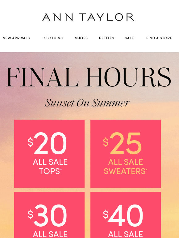 Save On The Best Of Both Seasons