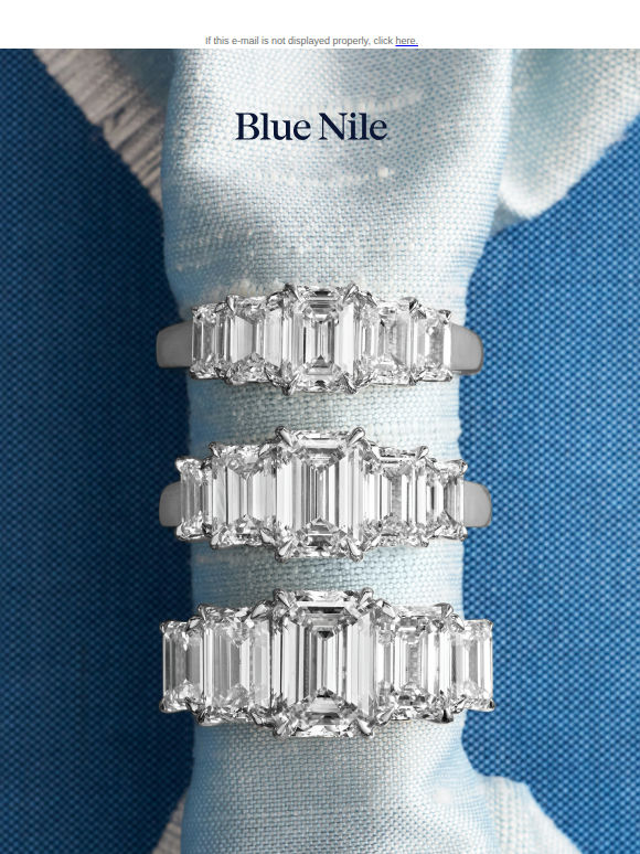 New Graduated, Five-Stone Anniversary Rings
