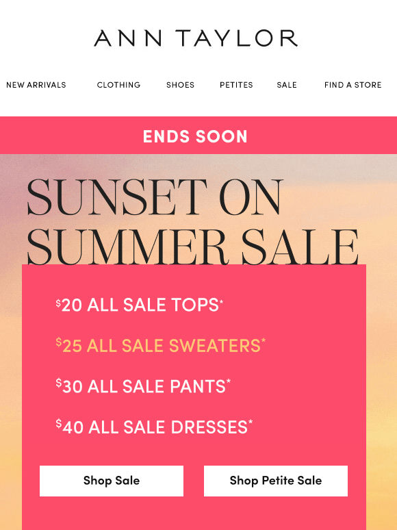Today Only! $20 Sale Tops, $25 Sale Sweaters & More
