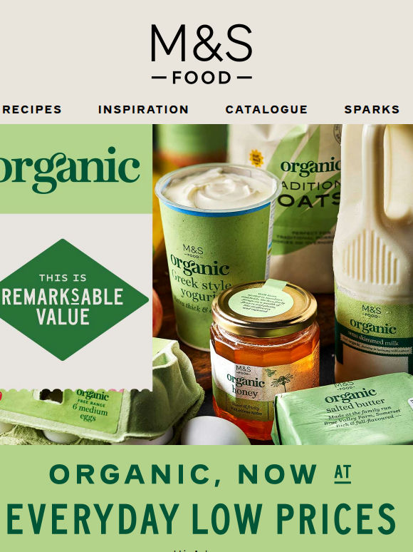 Organic, now at everyday low prices