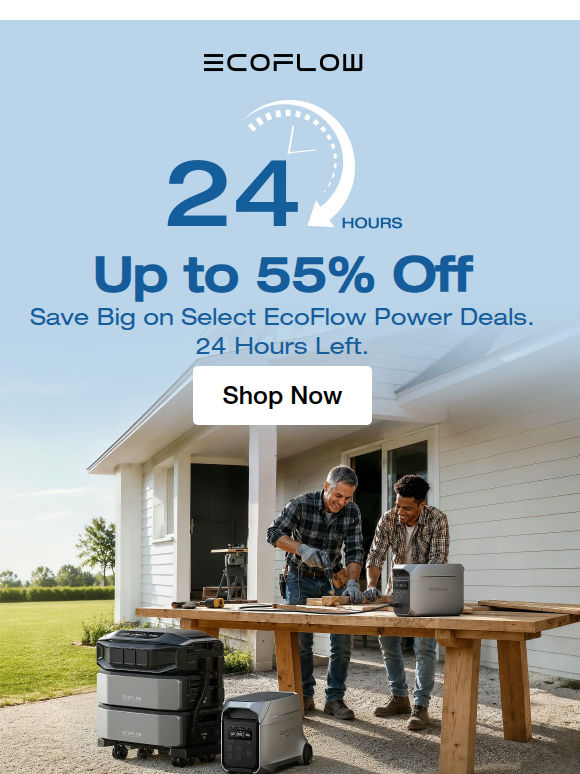 ⏰ Final Hours: Labor Day Power Deals | Up to 55% OFF