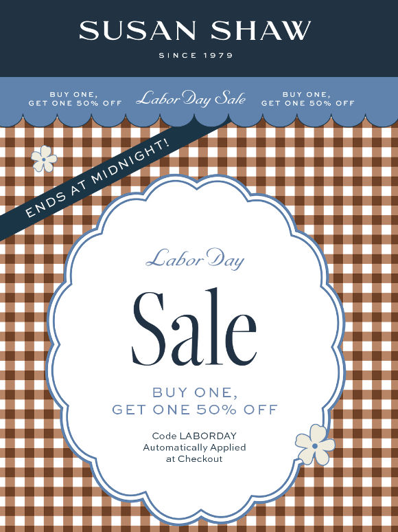 Final Hours: The Labor Day Sale