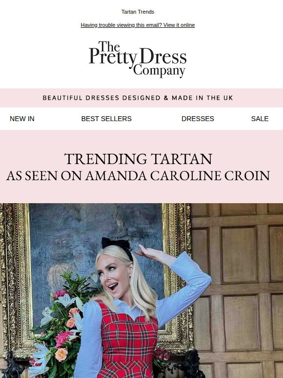 Trending Tartan - The Real Housewives of London | As seen on Amanda Caroline Croin