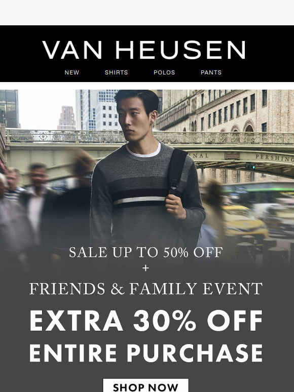 30% OFF 💥 Our Friends and Family Event Starts NOW