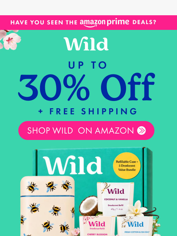 Up to 30% off with Amazon Prime Day deals