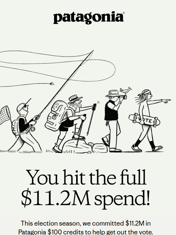 You hit the full $11.2M spend 🏂