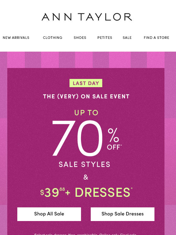 Sale Is *Very* On Sale