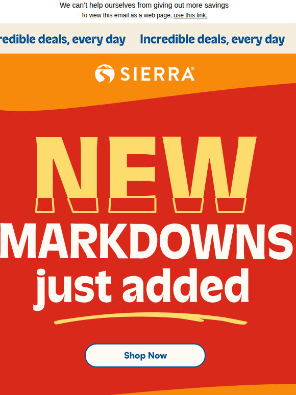 Just in: MORE markdowns 🤯​