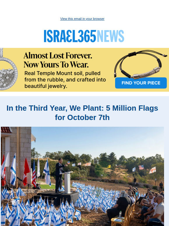 Reflections Upon the 3rd Anniversary of October 7th and Today's Top Stories